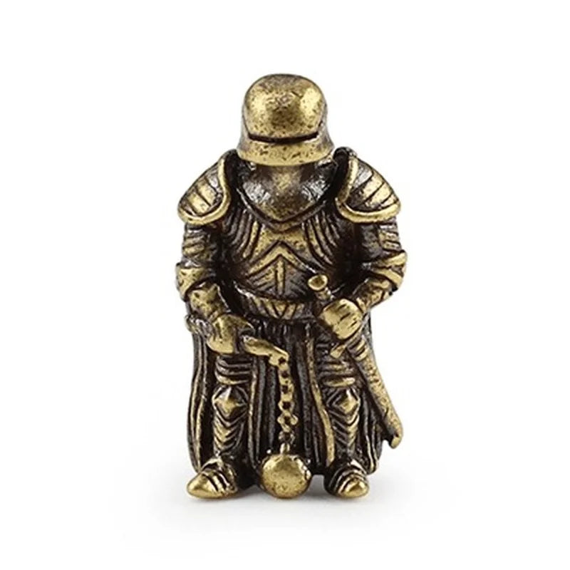 Pirate Skull Brass Knife Bead – Vintage EDC Paracord Pendant EDC Paracord Bead Axl Dragon Storm yellow