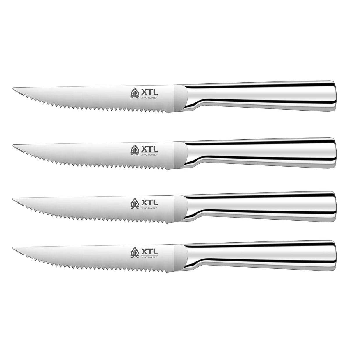 PLYS Stainless Steel Steak Knife Set – Sharp Kitchen Knives Steak Knife Set Axl 4 steak knife