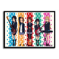 K-ON Anime Poster – Kawaii Music Girl Wall Art Room Decor Anime Wall Poster Axl 25 30x20cm