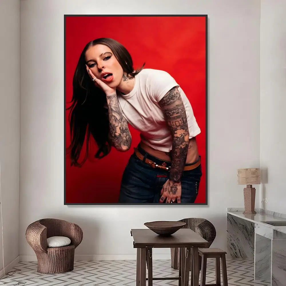 Young Miko HD Waterproof Poster Stickers | Wall Décor & Gift Poster Stickers Axl White04 15X20cmNoframe