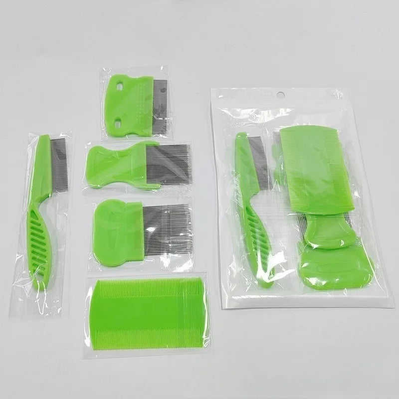Pet Grooming Comb Set – Dog & Cat Dematting & Flea Combs Pet Grooming Comb Axl
