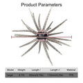 Artificial Sea Urchin Fishing Lure – Soft Silicone Bait Soft Fishing Lure Axl Flash red