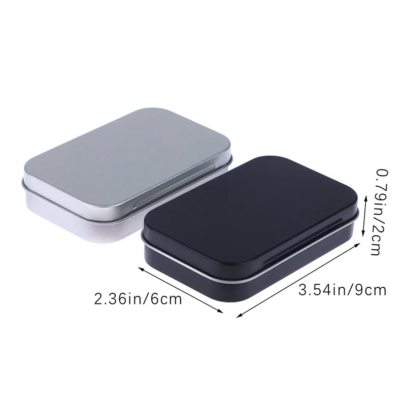 Small Tinplate Flip Storage Box – Coins, Keys & Survival Kit Tinplate Storage Box Axl