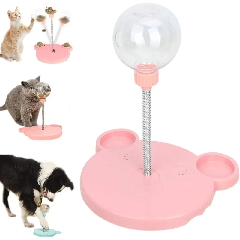 Interactive Treat Dispensing Ball – Slow Feeder Toy for Cats & Dogs Pet Treat Toy Axl
