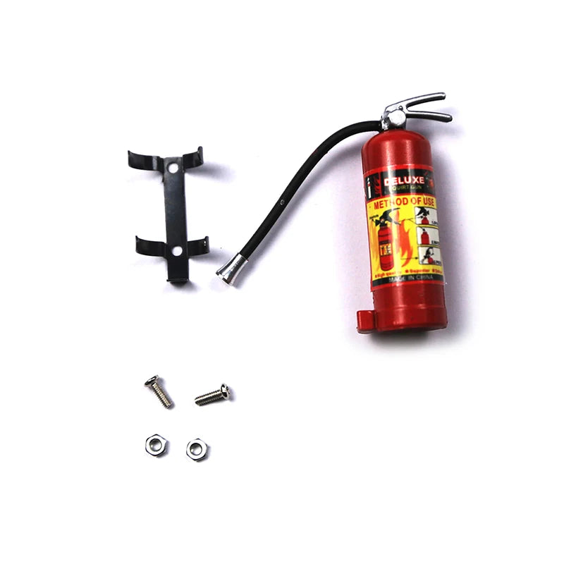 RC Crawler 1:10 Scale Fire Extinguisher Accessory Model 45mm RC Crawler Accessory Axl one size