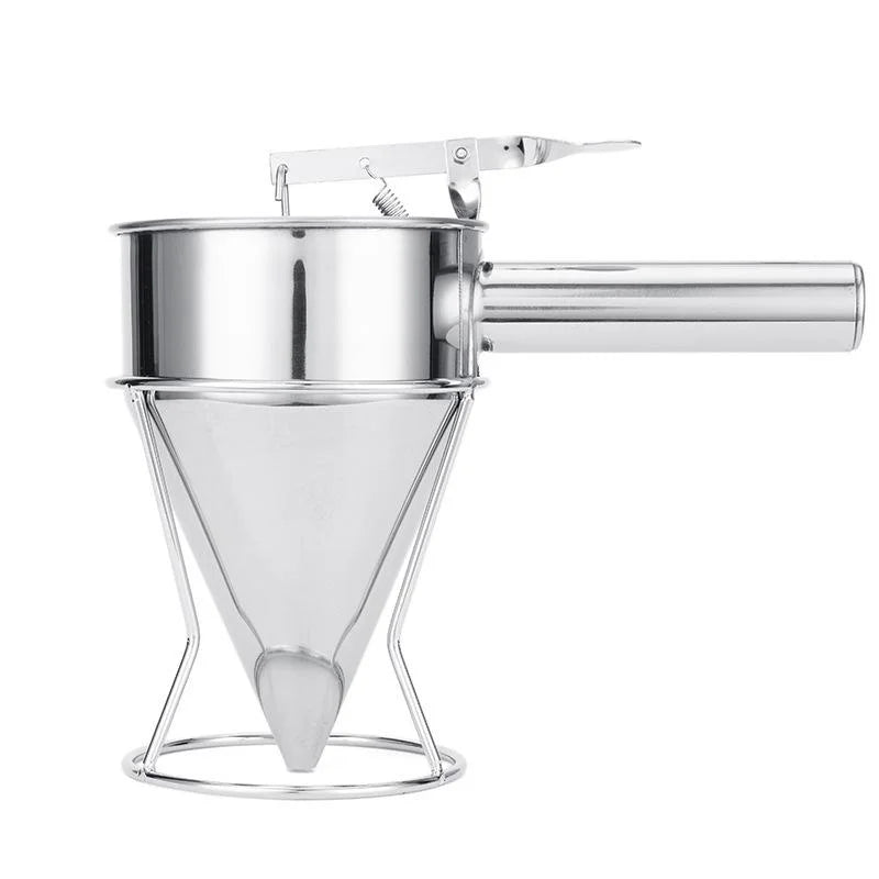Stainless Steel Batter Dispenser with Stand – 600ml & 1200ml Batter Dispenser Axl S