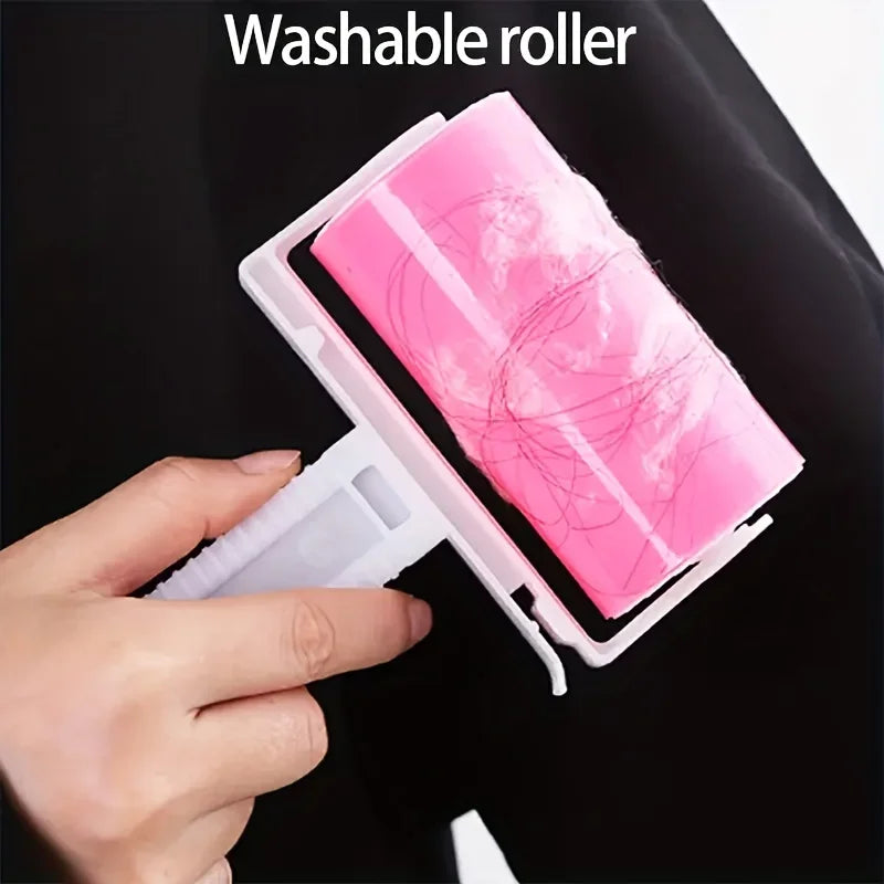 Reusable Pet Hair Remover Roller – Washable Sticky Brush & Lid Pet Hair Remover Axl