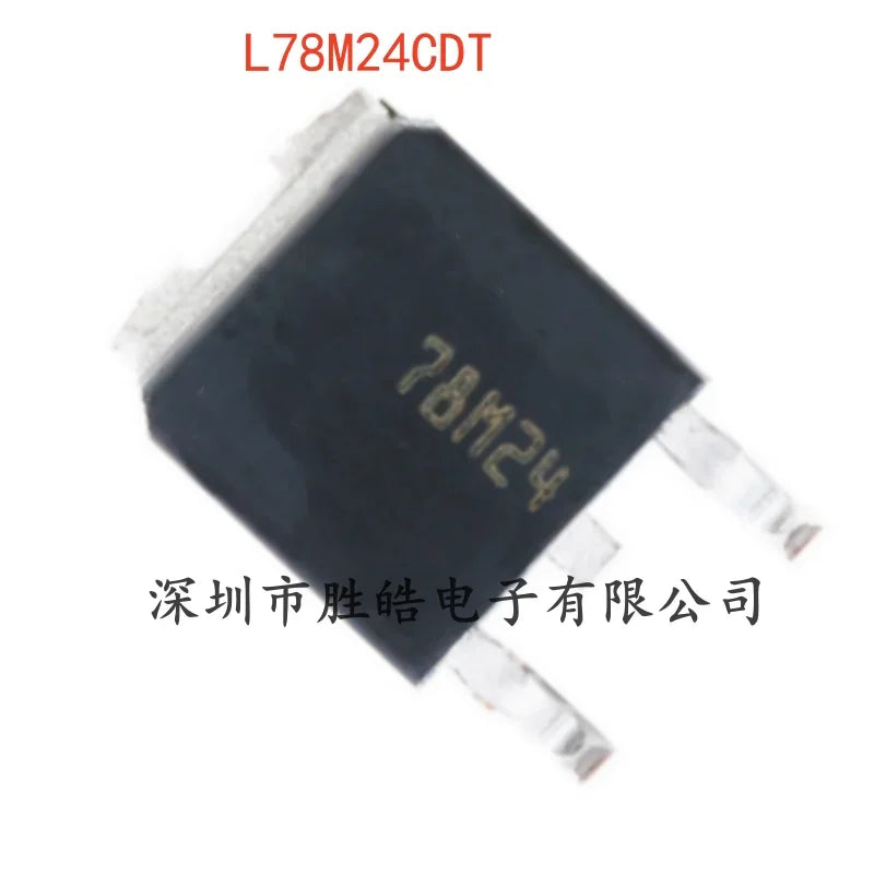 10PCS L78M24CDT 0.5A Linear Voltage Regulator IC TO-252-2 Voltage Regulator IC Axl Default Title