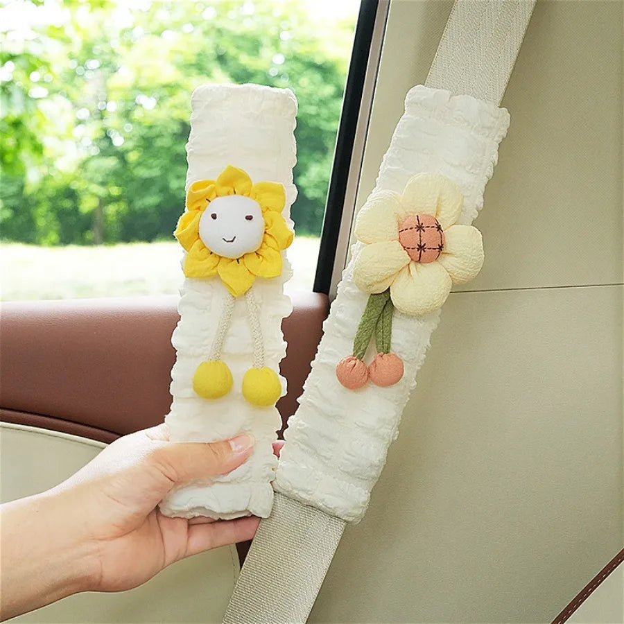 Car Seat Belt Shoulder Pad Cover – Anti-Chafe, Non-Slip Seat Belt Cover Axl