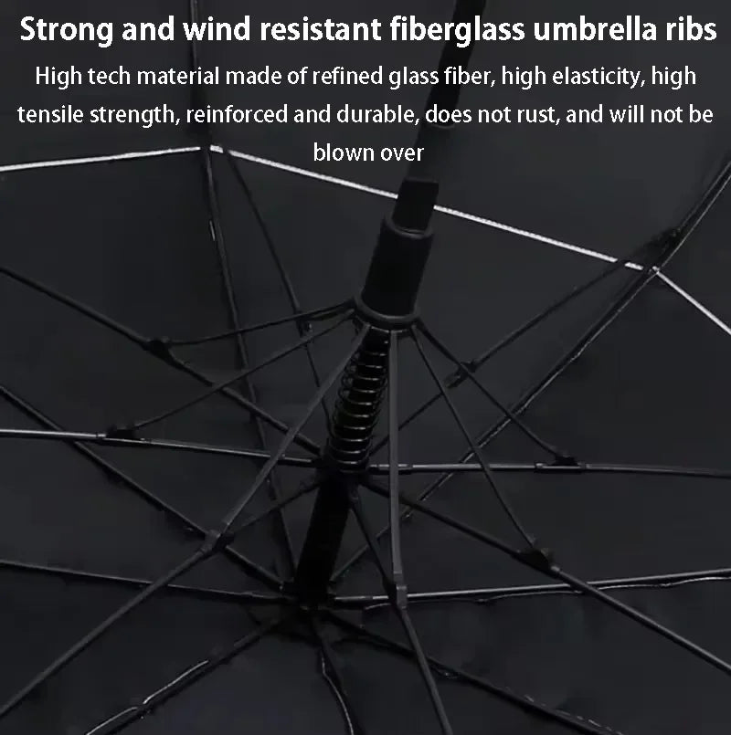 180CM Double-Layer Long Handle UV & Windproof Umbrella Long Handle Umbrella Axl