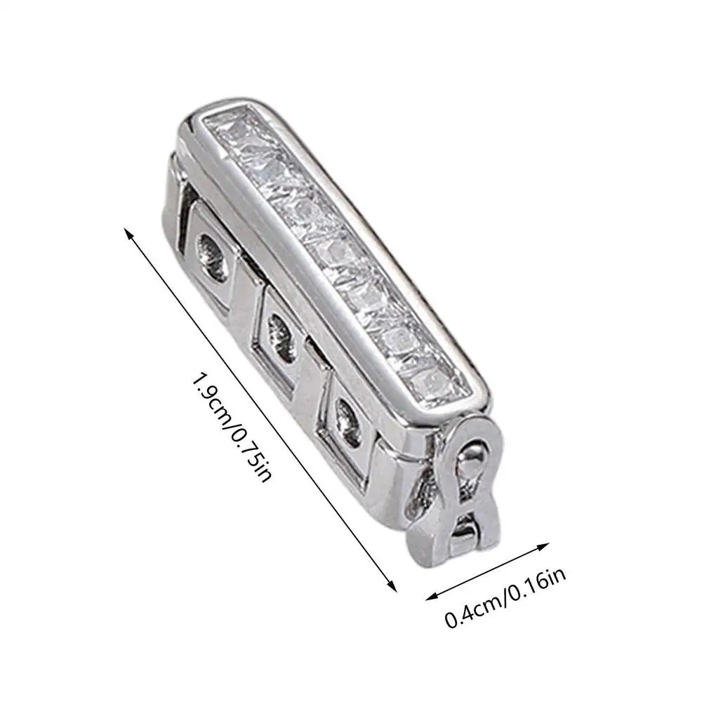 Metal Necklace Shortener Clasp Adjuster Clip | Jewelry Jewelry Clasp Adjuster Axl Silver