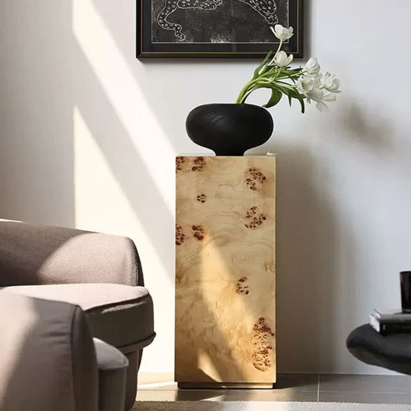 Wooden Floor Figurine Sculpture – Elegant Birch Home Décor Decorative Wood Sculpture Axl