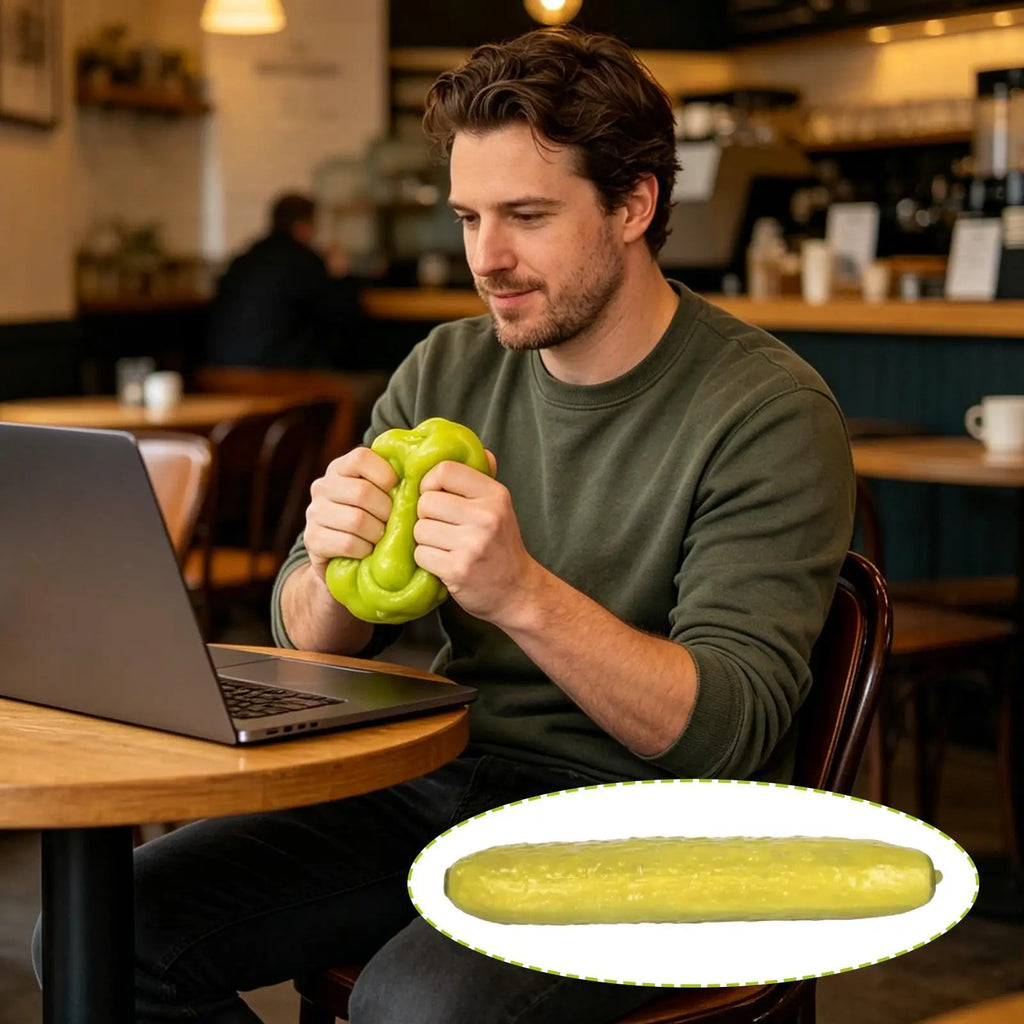 Pickle Squeeze Fidget Toy – Slow Rising Sensory Toy Squeeze Fidget Toy Axl