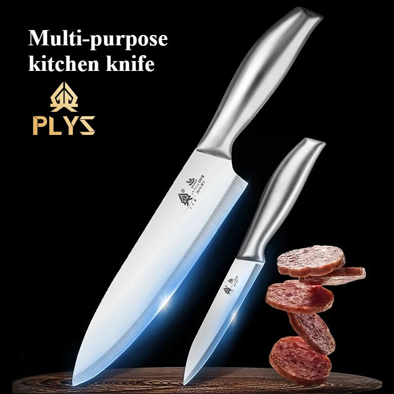 2-Piece Ultra-Sharp Stainless Steel Kitchen Knife Set | PLYS Kitchen Knife Set Axl