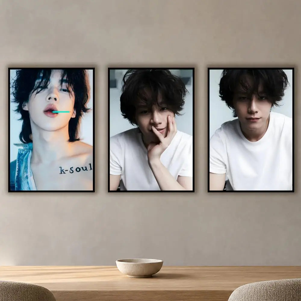 Cha Woo-min HD Waterproof Poster Stickers | Wall Décor & Gift Poster Sticker Axl