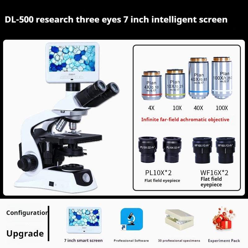Research Grade Biological Microscope | Plan Infinity Optical System Biological Microscope Axl 5