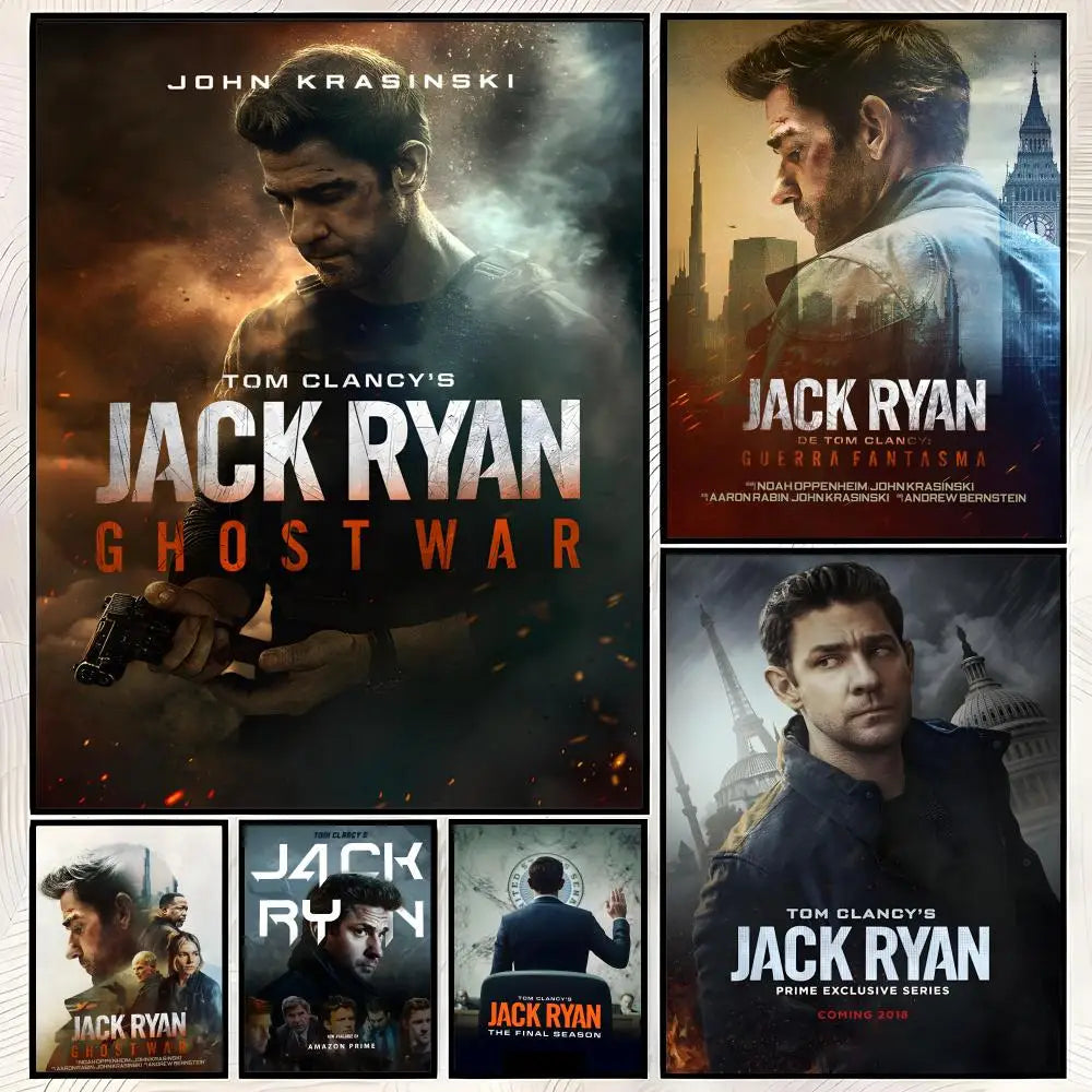 Jack Ryan Ghost War HD Self-Stick PVC Wall Art Poster Wall Art Poster Axl