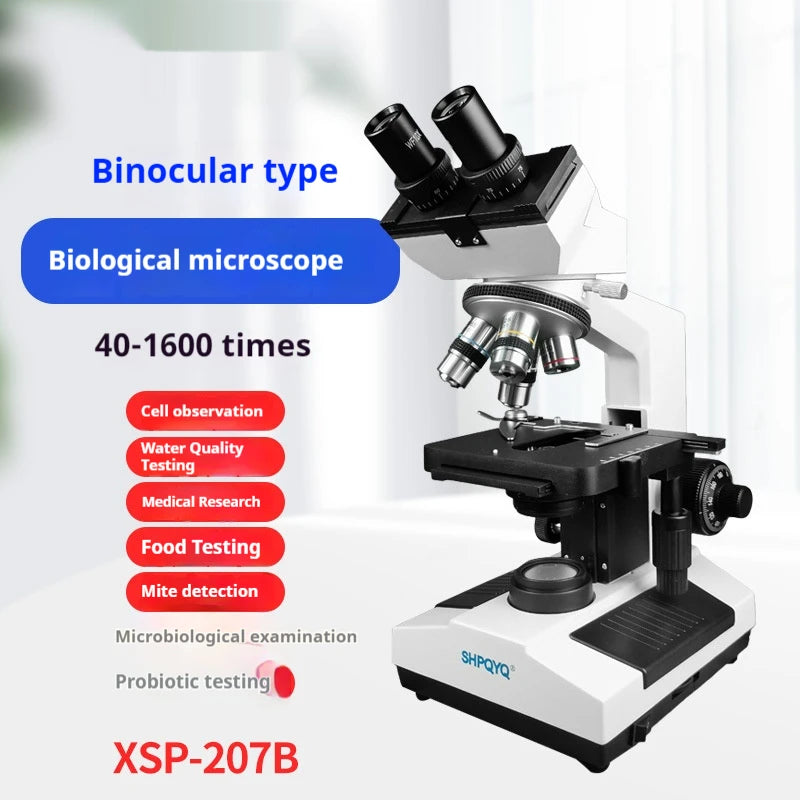 Professional Biological Microscope 40–1600X | CE Certified Lab Biological Microscope Axl