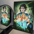 Edward Scissorhands Movie Poster Self-Adhesive Wall Art Sticker Wall Art Sticker Axl Black13 40X60cmNoframe