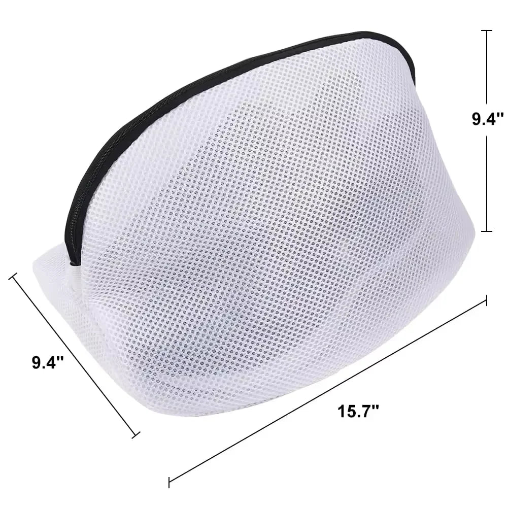 Mesh Shoe Laundry Bags with Zip Closure – Set of 3 Mesh Laundry Bag Axl WHITE 1 PC
