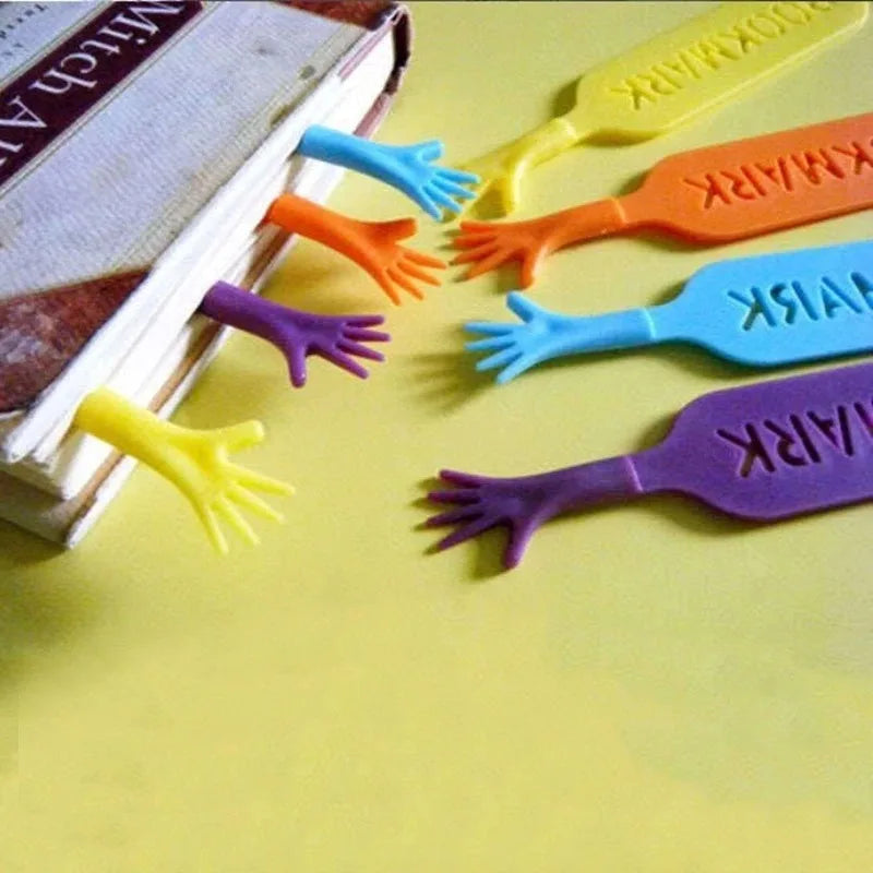 4-Color Kids Plastic Bookmarks Set – Page Markers & Gift Kids Bookmark Set Axl