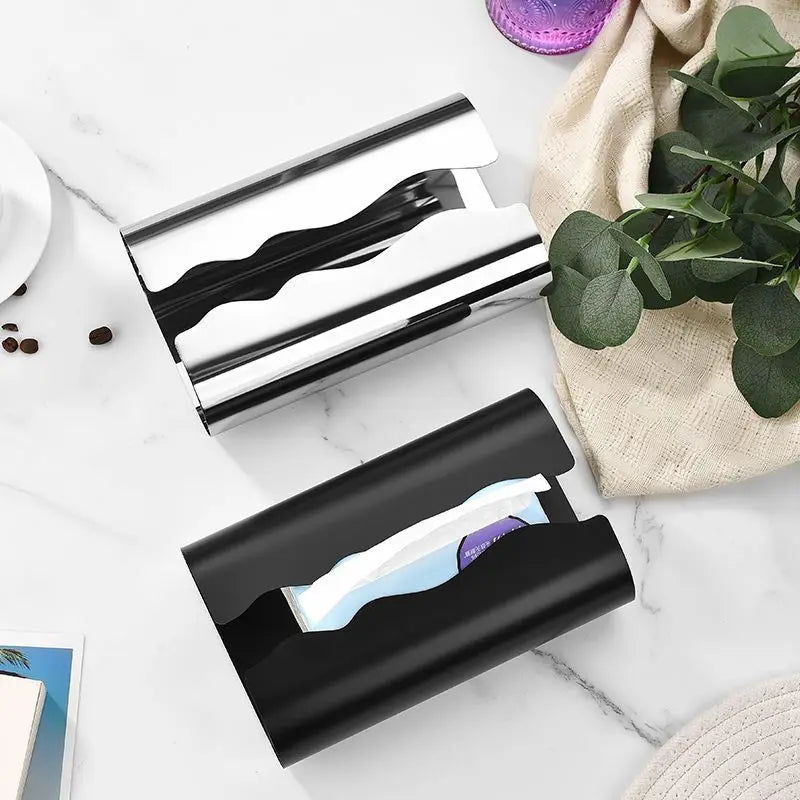 Stainless Steel Tissue Box – Modern Minimalist Napkin Holder Tissue Box Holder Axl