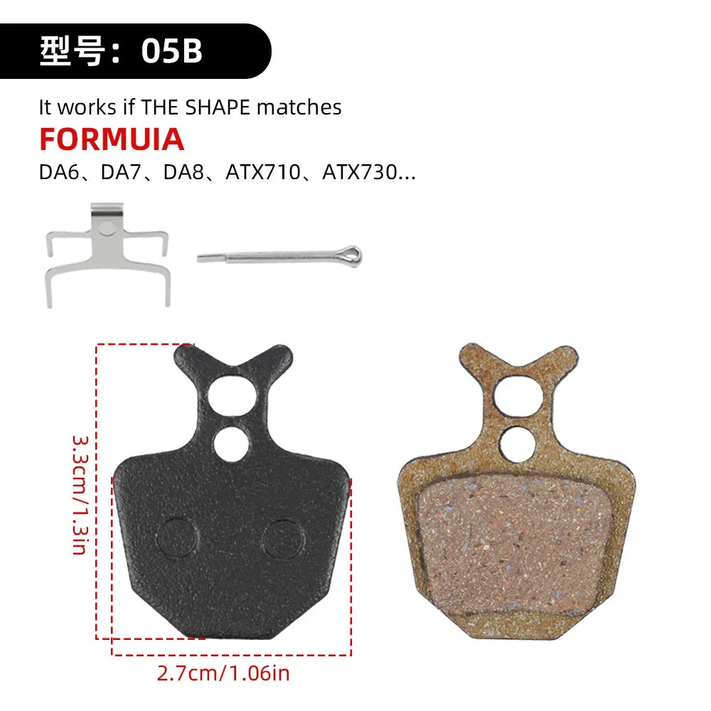 VXM Hydraulic Disc Brake Pads – MTB & Electric Scooter Disc Brake Pads Axl 05B