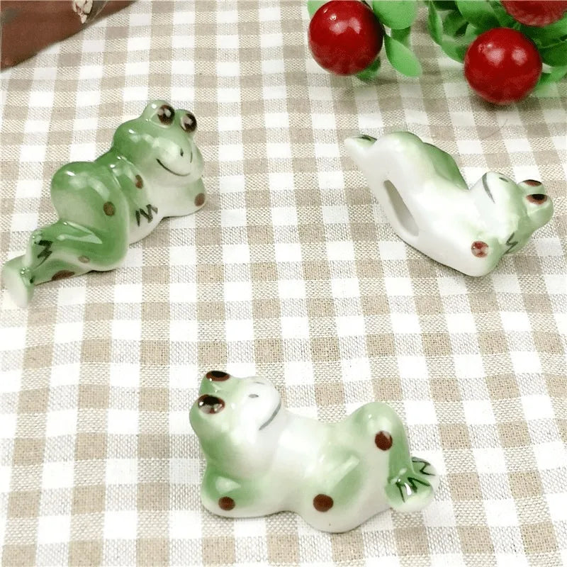 5-Piece Animal Ceramic Chopstick Rest & Utensil Holder Set Chopstick Rest Set Axl