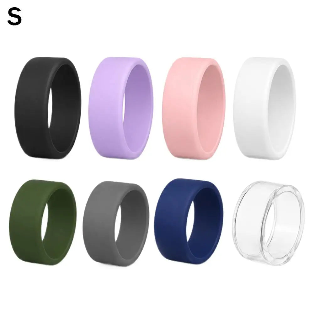 Silicone Cover for Oura Ring 5 – 8-Pack Protective Case Smart Ring Case Axl 8pcs S