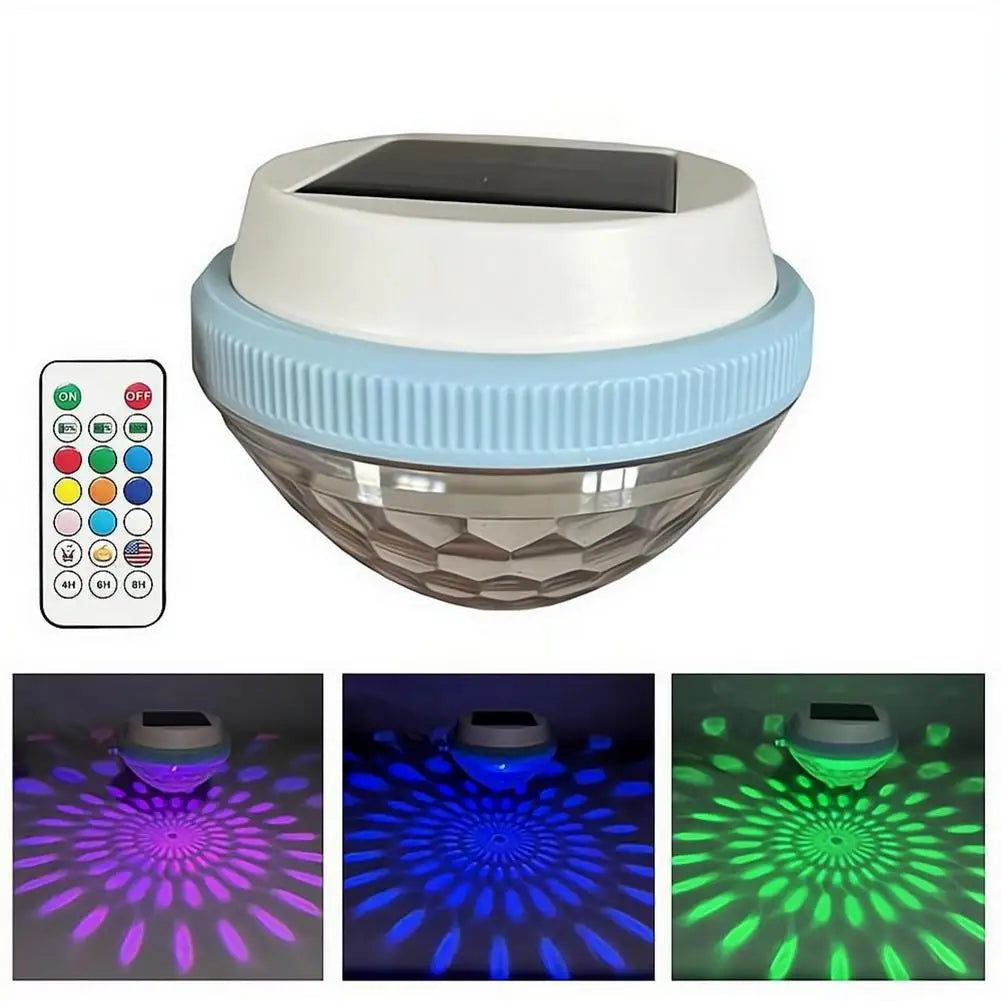 Solar Floating Pool Lights – Color Changing Flower Projection Solar Pool Light Axl