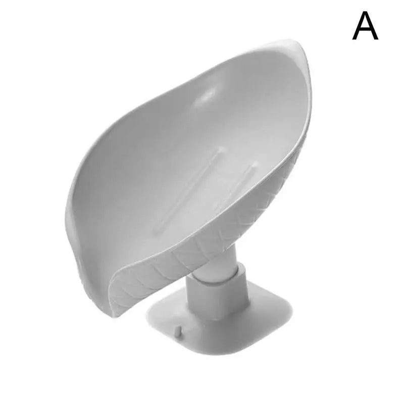 Leaf Shape Soap Dish with Drainage – Bathroom Soap Holder Tray Soap Dish Tray Axl A