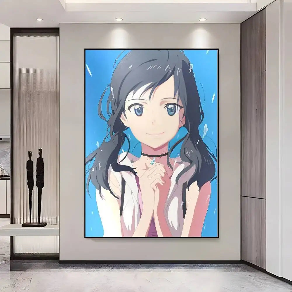 Weathering With You HD Wall Poster – Self-Adhesive Waterproof Wall Art Poster Axl z15 21X30cmNoframe