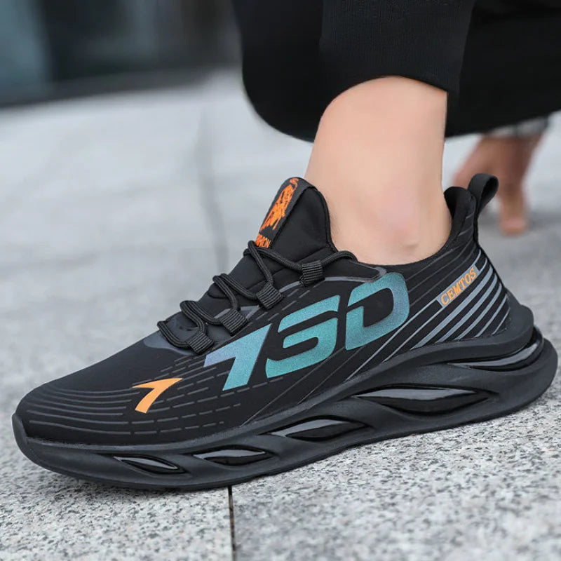 YBQJOO Men's Breathable Casual Sneakers – Lightweight Non-Slip Men's Casual Sneakers Axl