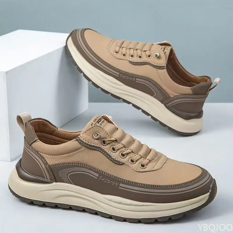 YBQJOO Men's Non-Slip Sneakers – Breathable Walking Shoes Men's Sneakers Axl