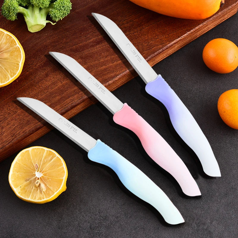 3-Piece Stainless Steel Kitchen Knife Set – 4 Colors Kitchen Knife Set Axl