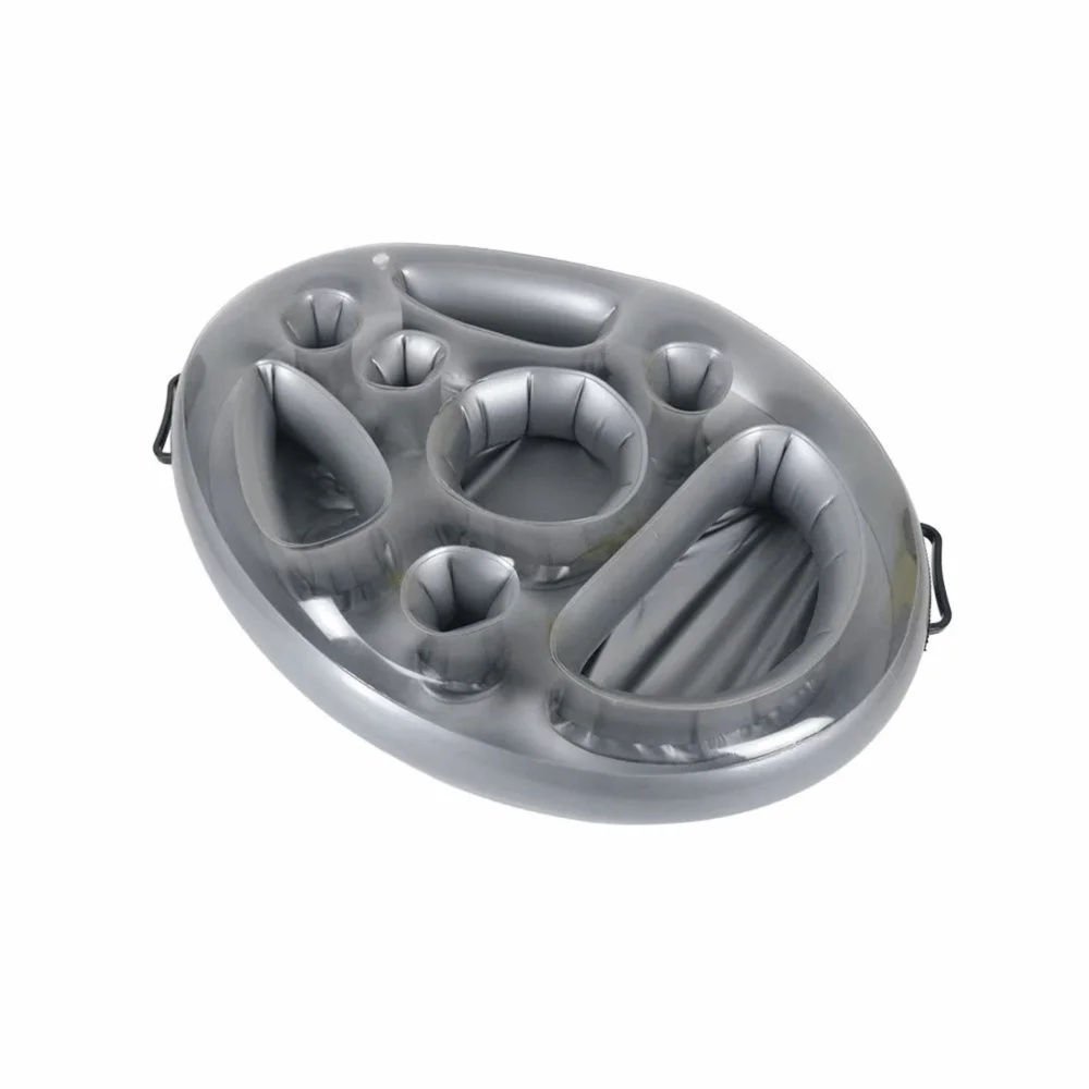 Inflatable Pool Cup Holder Float – PVC Cooler Table Accessory Inflatable Pool Float Axl Style-3