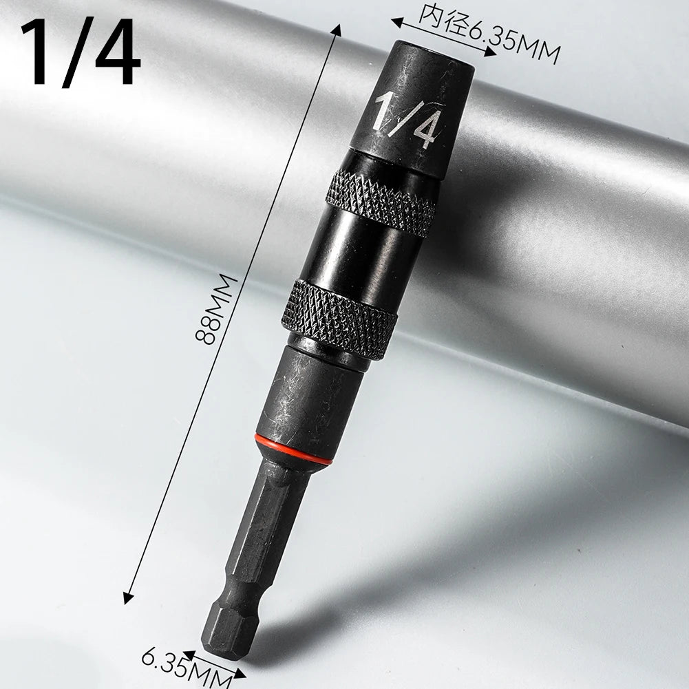 Hex Magnetic Screwdriver Extension Rod | 360° Rotation Adapter Screwdriver Extension Rod Axl 1pc 1-4 China Mainland