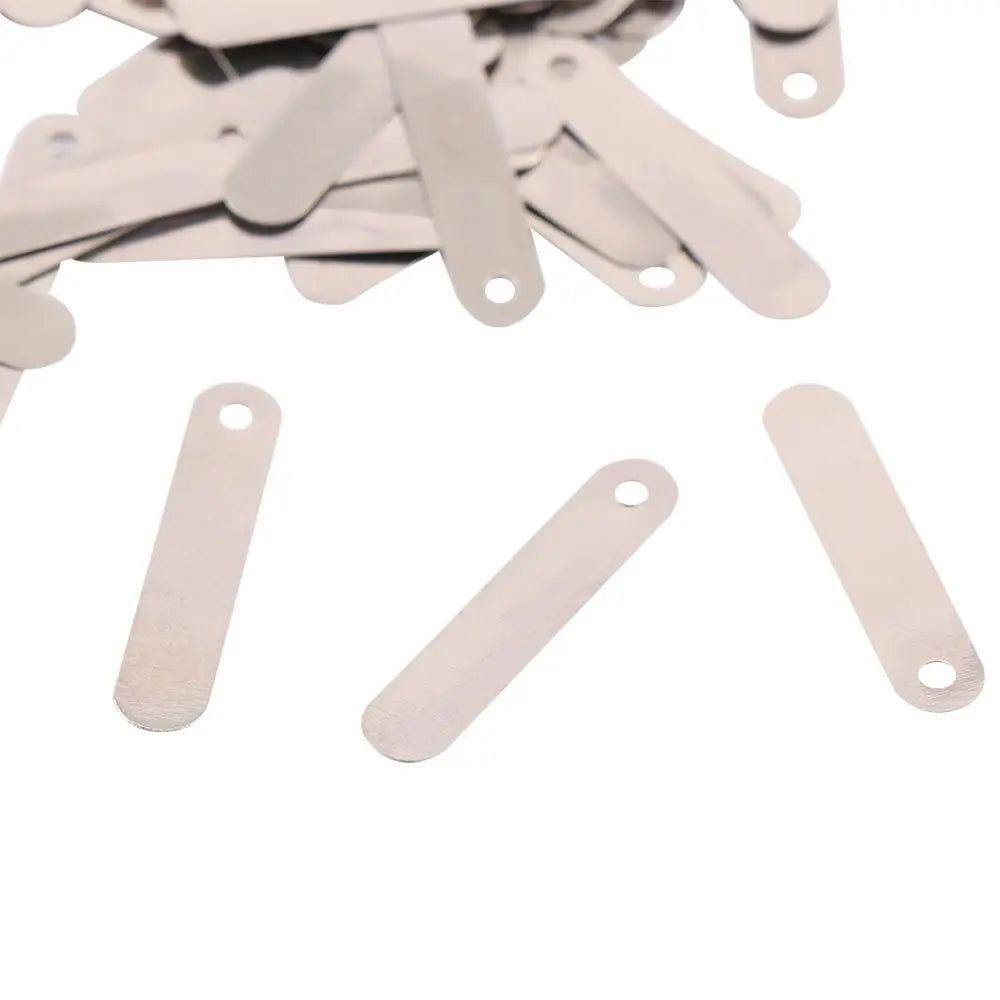 Nickel Plated Solder Tabs for 18650 14500 Sub C Batteries 100Pcs Battery Solder Tabs Axl