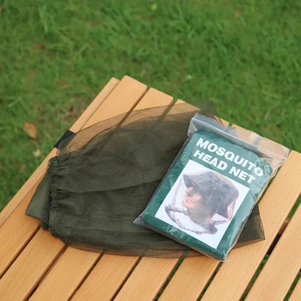 Mosquito Head Net – Mesh Bug Hat Cover for Camping & Hiking Mosquito Head Net Axl