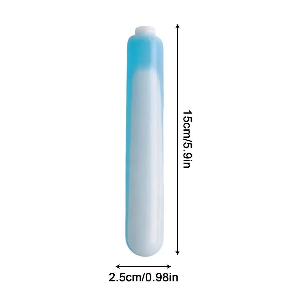 Reusable Cooling Ice Sticks – 6-Pack Freezable Rods for Travel Reusable Ice Sticks Axl White