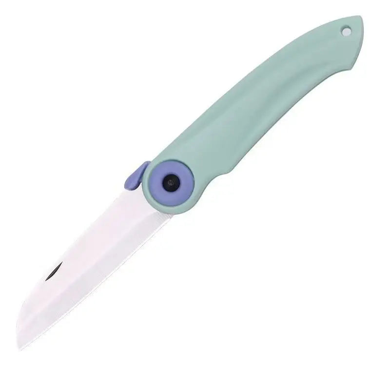 SHIBO Folding Pocket Knife – Stainless Steel Fruit & Meat Knife Folding Pocket Knife Axl 1pc green knife