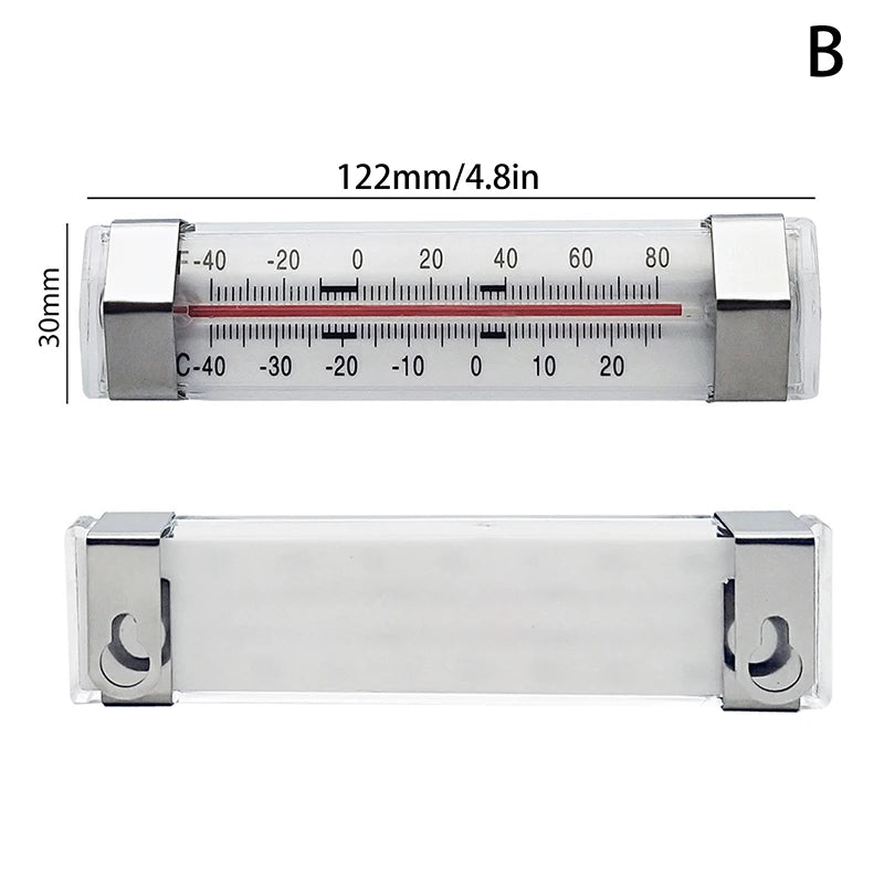 Fridge & Freezer Thermometer – Wide Range Easy-Read Display Fridge Thermometer Axl B