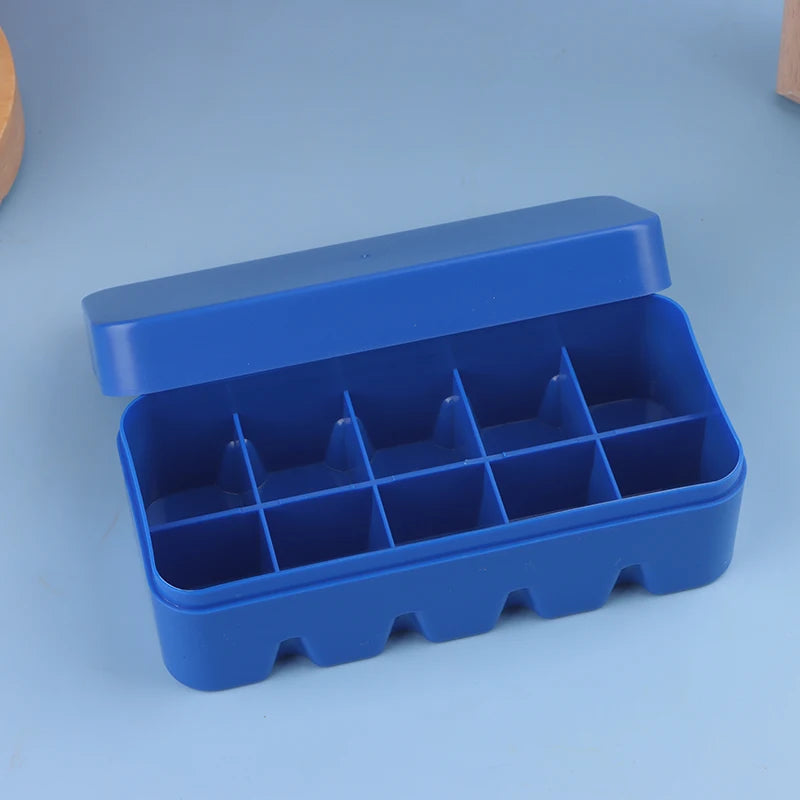 Hard Plastic 35mm Film Storage Case – Holds 10 Rolls Film Storage Case Axl Blue