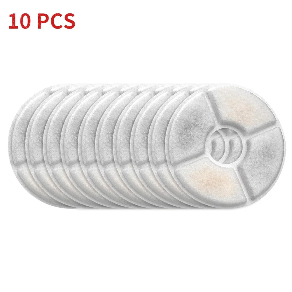 Cat Water Fountain Replacement Filters 6/10/12 Pack – 2.4L Pet Fountain Filter Axl 10 PCS