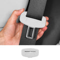 2-Pack Silicone Seat Belt Buckle Cover – Universal Anti-Scratch Seat Belt Accessory Axl White