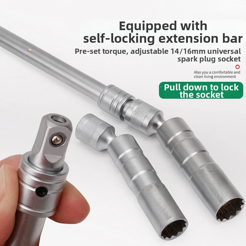 72-Tooth Ratcheting Torque Wrench Set 5–60 N·m + Socket Kit Torque Wrench Set Axl