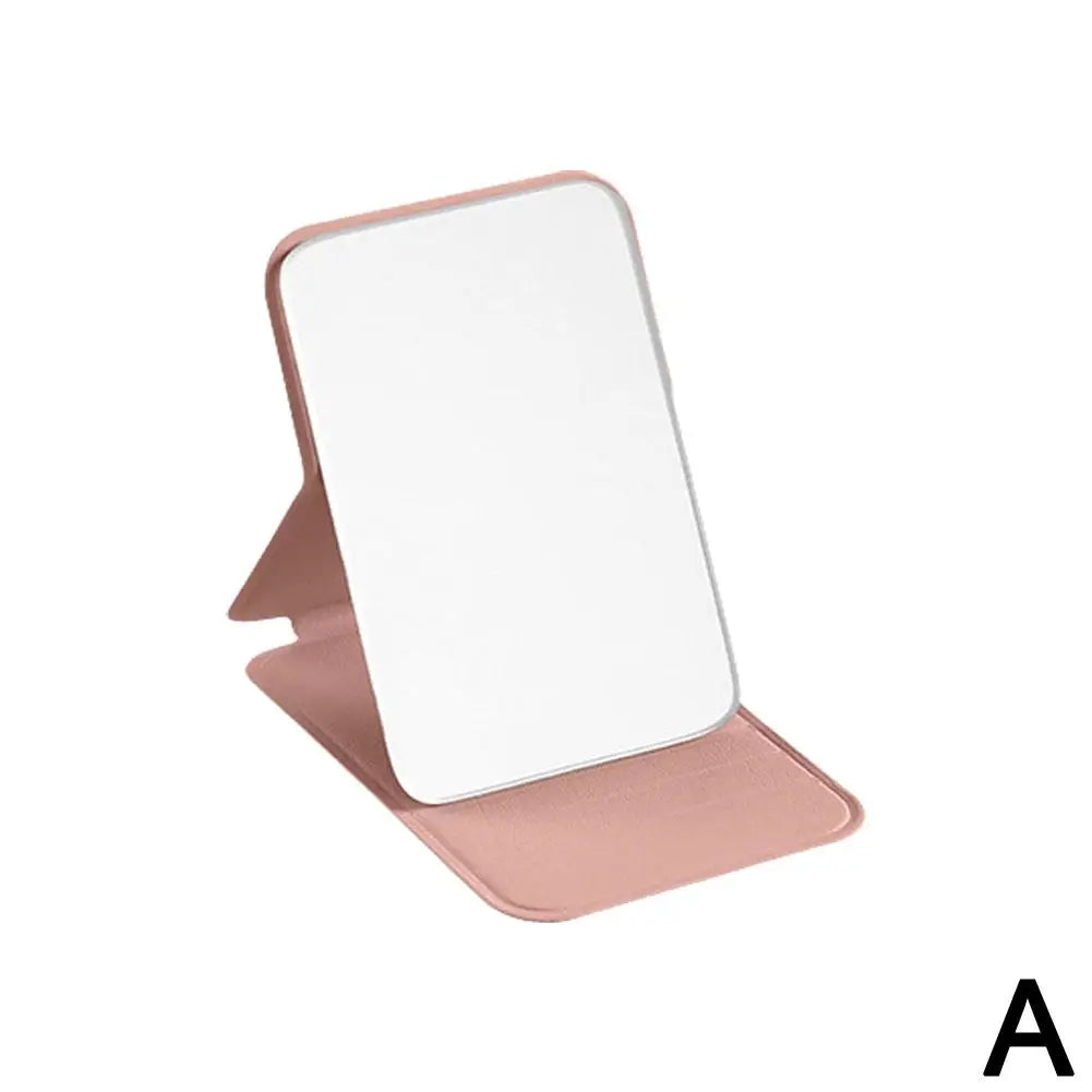 Foldable Compact Pocket Mirror – Portable Mini Makeup Mirror Compact Makeup Mirror Axl Pink