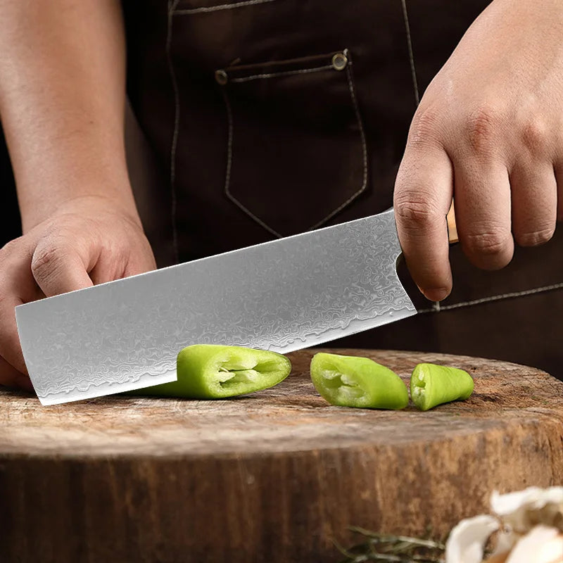 VG10 Damascus Steel Gyuto Chef Knife – Japanese Kitchen Knife Damascus Chef Knife Axl