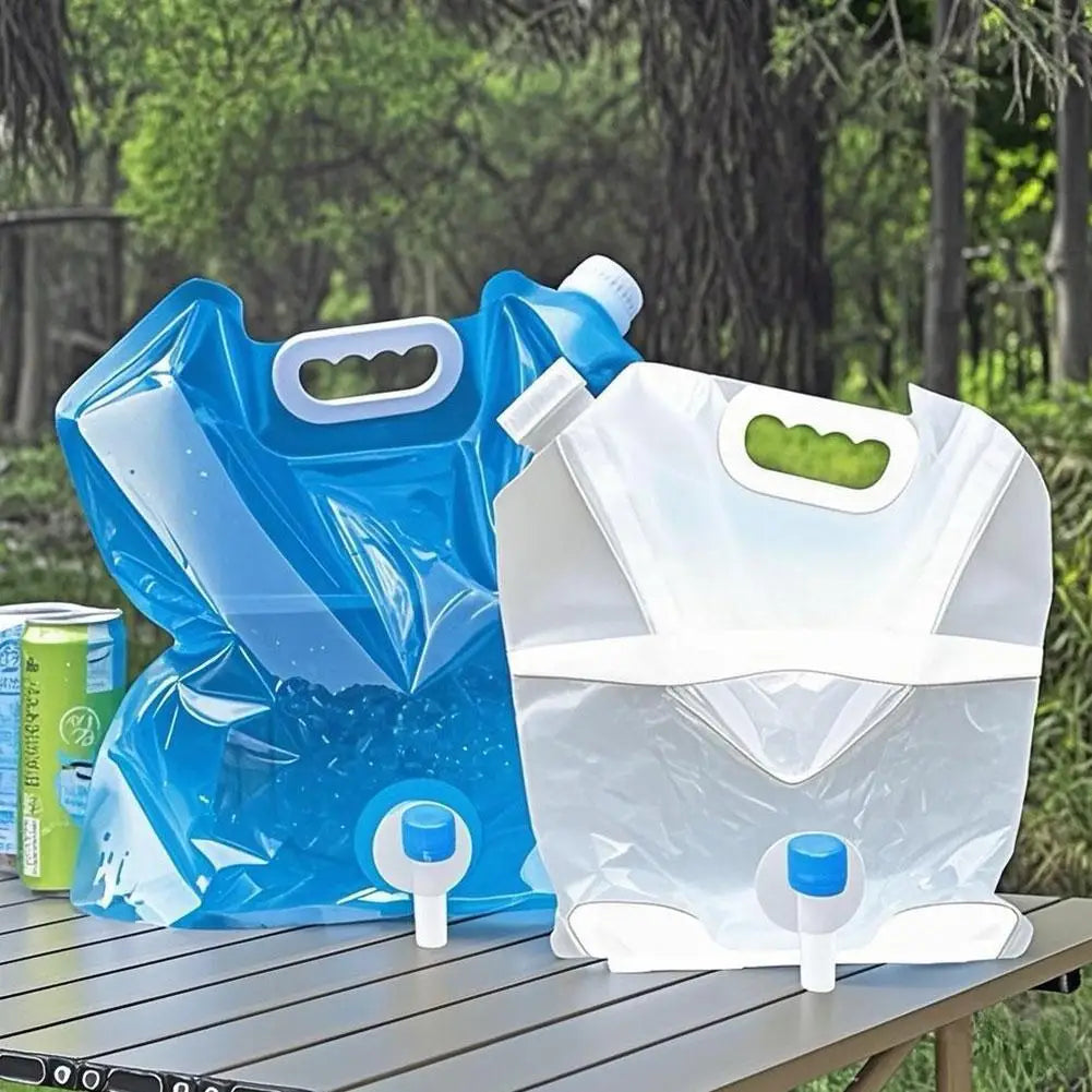 Foldable Camping Water Bag 5L & 10L – Collapsible Storage Bag Collapsible Water Bag Axl