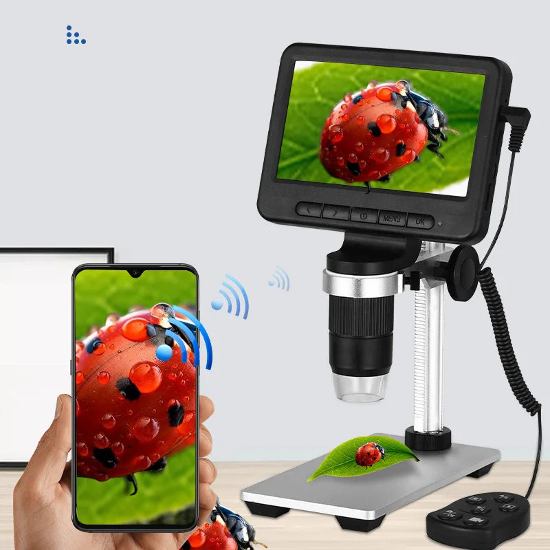 5-Inch Digital Microscope – WiFi Mirroring & 500X Magnification Digital Microscope Axl 1